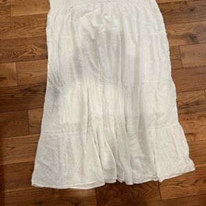 Cato White Maxi Skirt 22/24